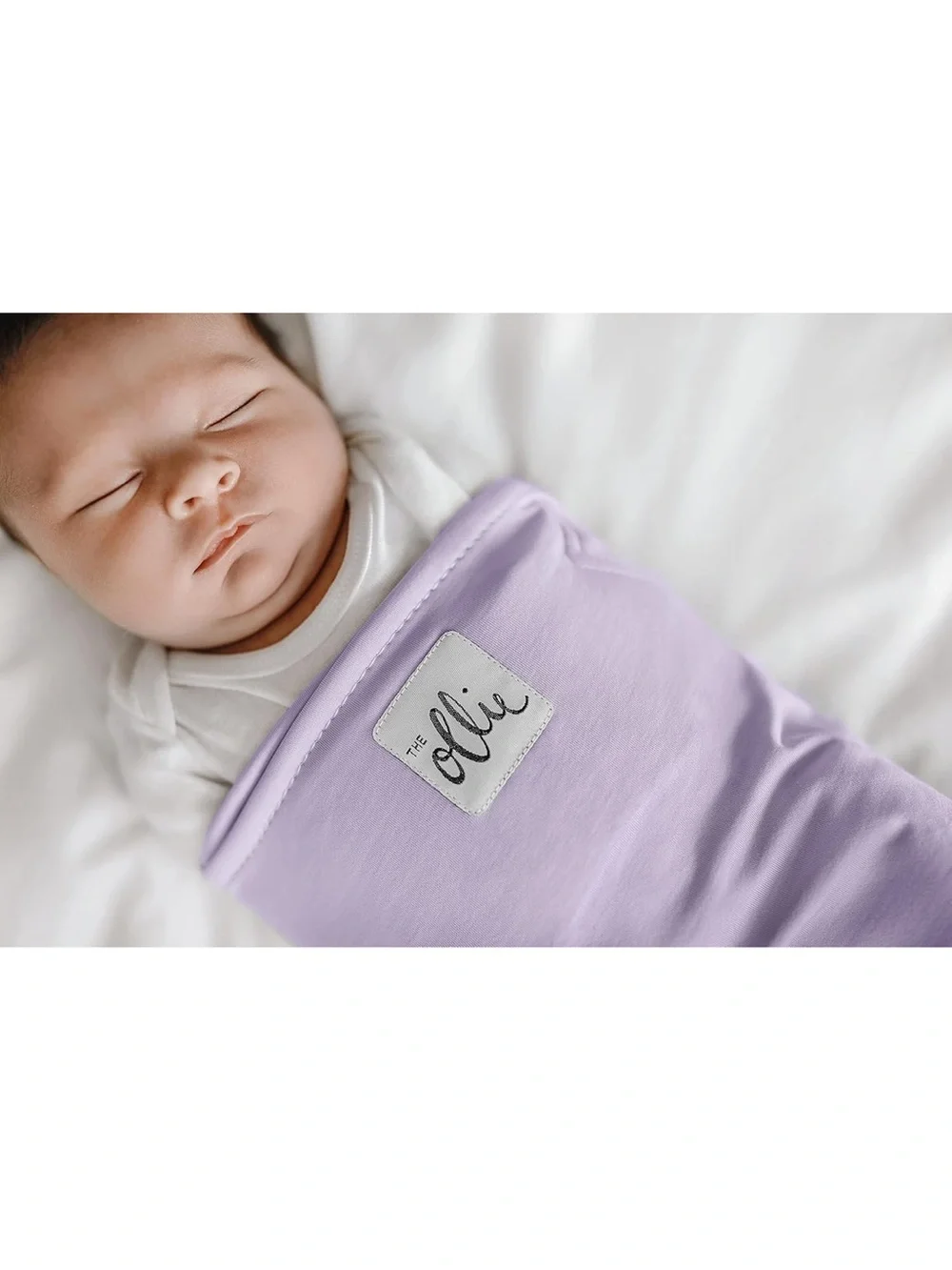 OLLIE World Swaddle One Size Lavender Preowned EXCELLENT Infant baby Wrap EUC